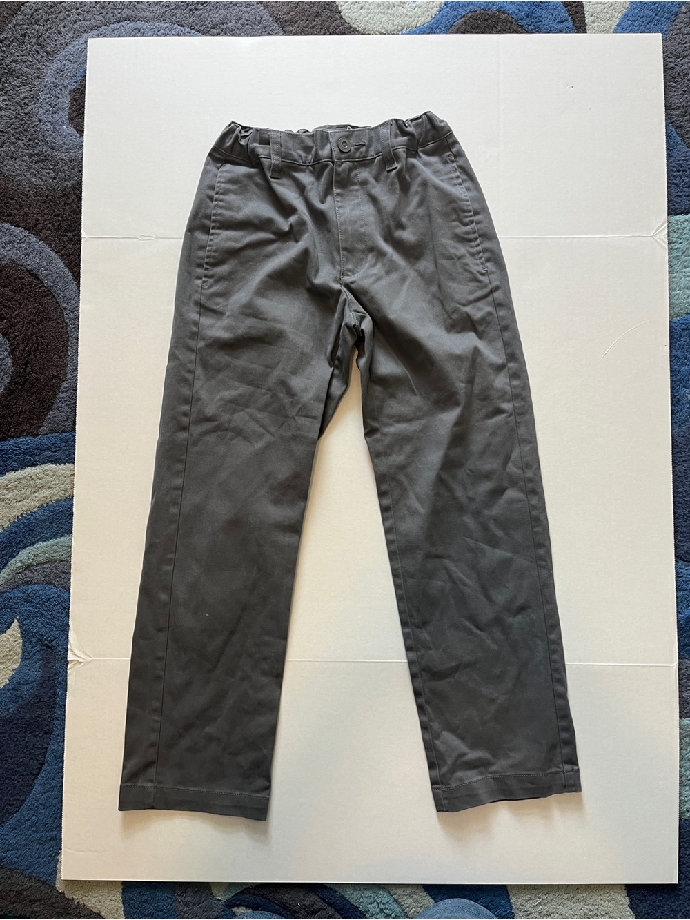Cat & Jack Gray Straight-Leg Kids Casual Pants